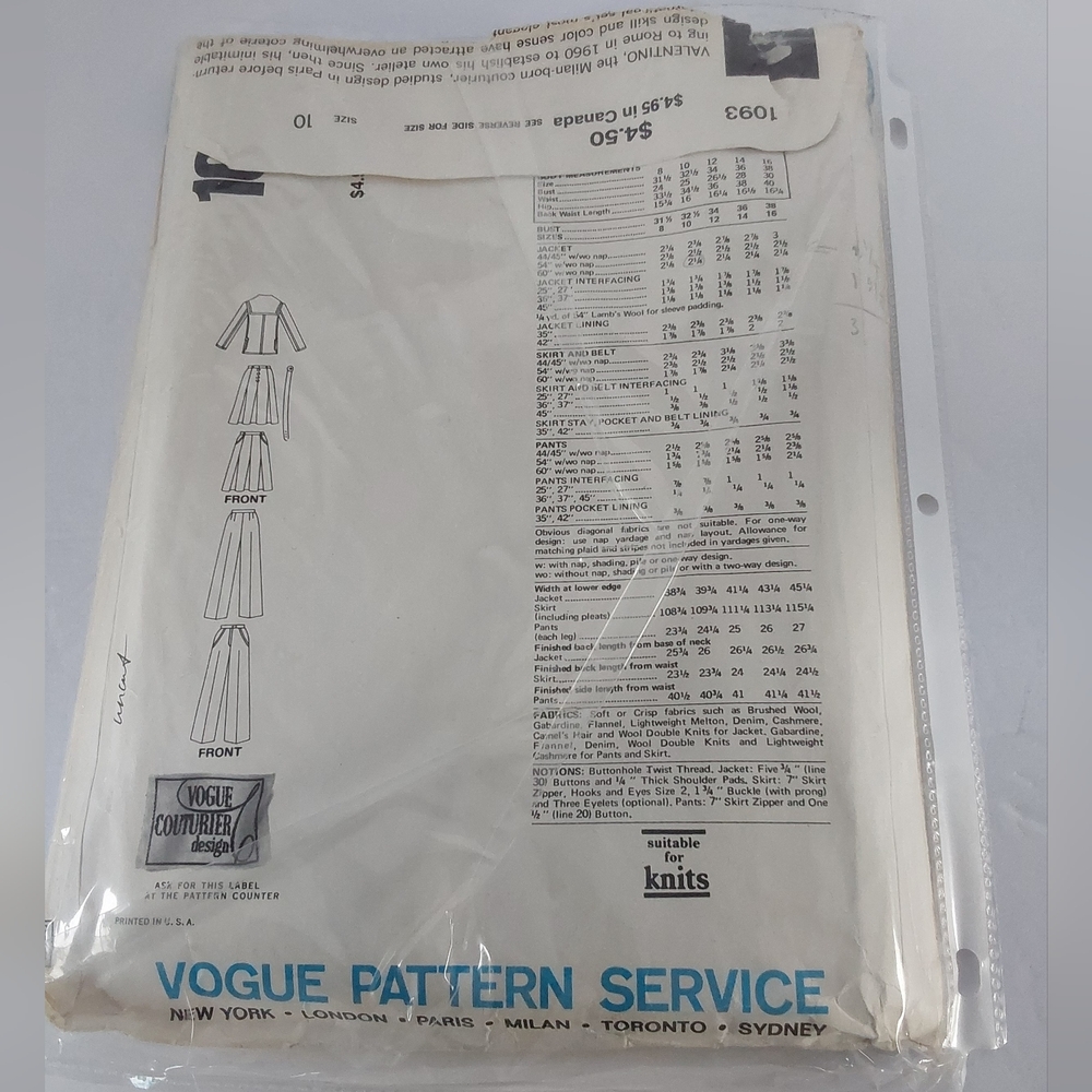 Valentino Vogue Couturier Design Pattern - Picture 3 of 10